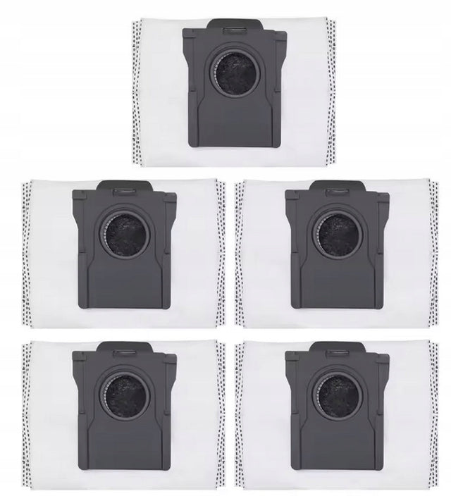 5 worki do Dreame X40 Ultra L40 L10s Pro Ultra Gen2 L30s X30 L30 X50 Master syntetyczne, antybakteryjne i antyzapachowe z węglem aktywnym