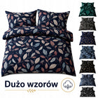 Pościel 200x220 cm + 2 Poszewki Na dowolny Wymiar Dużo Wzorów 40 50 60 70 8 komplet z mikrofibry, 3 części, zapięcie
