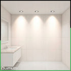6x Oprawa Podtynkowa 6W Halogenowa Lampa Sufitowa Ruchoma Żarówka LED GU10 oczko metalowe srebrne punktowe do zabudowy