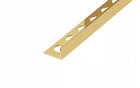 Listwa wykonczeniowa do plytek L złota 8,5mm x 2700mm profil narożny błyszczący, maskowanie krawędzi