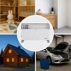 GRZEJNIK ELEKTRYCZNY KONWEKTOROWY TERMOSTAT 3 TRYBY 750W 1250W 2000W NAWIEW 385 mm 535 mm grzewcza biały