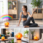 LAMPA SOLNA HIMALAJSKA 3 kg okrągła jonizator powietrza księżyc Luna 14cm