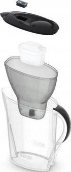 Dzbanek filtrujący Brita Marella 2,4 l czarny + 3 Maxtra Pro PP karafka z filtrem, do wody pitnej, 3 wymienne wkłady