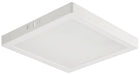 Plafon LED 24W lampa sufitowa do kuchni łazienki oświetlenie pokoju biurowa biała aluminiowa oprawa z wbudowanym