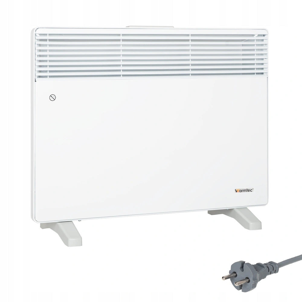 Grzejnik elektryczny energooszczędny konwektorowy przenośny EWX-1500W 600 mm 450 mm grzewcza biały