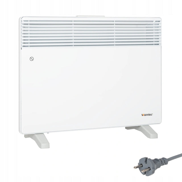 Grzejnik elektryczny energooszczędny konwektorowy przenośny EWX-1500W 600 mm 450 mm grzewcza biały