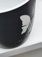 Duży kubek z własnym nadrukiem grawerem do kawy herbaty urodziny na prezent ceramiczny 350 ml czarny, można myć w