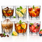 Szklanki do whisky napojów drinków LUXITO HARRY 330 ml KOMPLET 6 sztuk koktajlowe, bezbarwne szkło, można myć w zmywarce