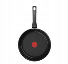 Patelnia ceramiczna nieprzywierająca 24cm Tefal RENEW BLACK indukcja do smażenia, okrągła, na kuchenkę gazową i