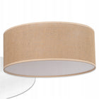 Plafon livo juta boho Ø 40 2 x E27 + denko różne wzory rozmiary Panel LED lampa sufitowa do salonu, sypialni i pokoju