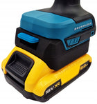 Adapter baterii DeWalt do narzędzi Makita LXT na akumulator przejściówka konwerter zasilania do elektronarzędzi