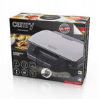 Opiekacz do kanapek toster sandwich elektryczny XXL powłoka non-stick 1300W nominalna srebrny/szary