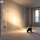 Halogen LED Budowlany naświetlacz lampa 50W przenośny 4500K roboczy rączka reflektor IP65 5000 lm do garażu i prac