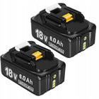 2x BATERIA DO MAKITA BATERIA 6Ah 18V BL1860 BL1860B+ ŁADOWARKA 14.4 -18V akumulator Li-Ion, zasilanie elektronarzędzi