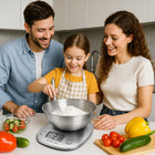 Waga kuchenna z miską elektroniczna 5kg do pieczenia i gotowania, odmierzanie płynów, dokładność 1 g, jednostki lb, oz