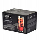 Szklanki do napojów Splendour KROSNO 6szt 480ml szklane naczynia na wodę, soki i drinki, bezbarwne, do mycia w zmywarce