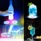 10X PODSTAWKA LED POD BUTELKĘ SZKLANKĘ KUBEK NAKLEJKA ŚWIECĄCA ZESTAW