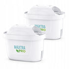 Dzbanek Brita Filtrujący Wody Szklany Glass 2,5l 2x Filtr Maxtra Pro Biały dzbanek filtrujący bezbarwny