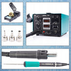 STACJA LUTOWNICZA 2w1 hot air T12 Yihua 706 II mocna precyzyjna kolbowa do napraw elektroniki, 670 W, 480°C