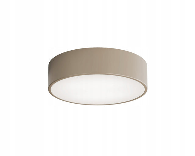 Lampa sufitowa Plafon cleo 300 Beżowy 30 cm okrągła oprawa oświetleniowa, gwint E27, do oświetlenia wnętrz