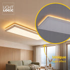 Plafon LED prostokątny z pilotem+backlight 24W nightlight LightLogic PLAF02 lampa sufitowa, oświetlenie do pokoju