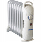 Grzejnik olejowy 9 żeberek regulacja temperatury Mesko MS 7805 1000W kaloryfer elektryczny do pokoju 230 V biały do