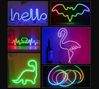 Taśma LED 3m neon rgbic efekt tęczy bluetooth aplikacja pilot zestaw USB 5V oświetlenie dekoracyjne do pokoju