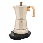 Kawiarka elektryczna Klausberg KB-7999 Moka 6 espresso 500W on/off Beżowa 300 ml 500 w beżowy aluminium, tworzywo