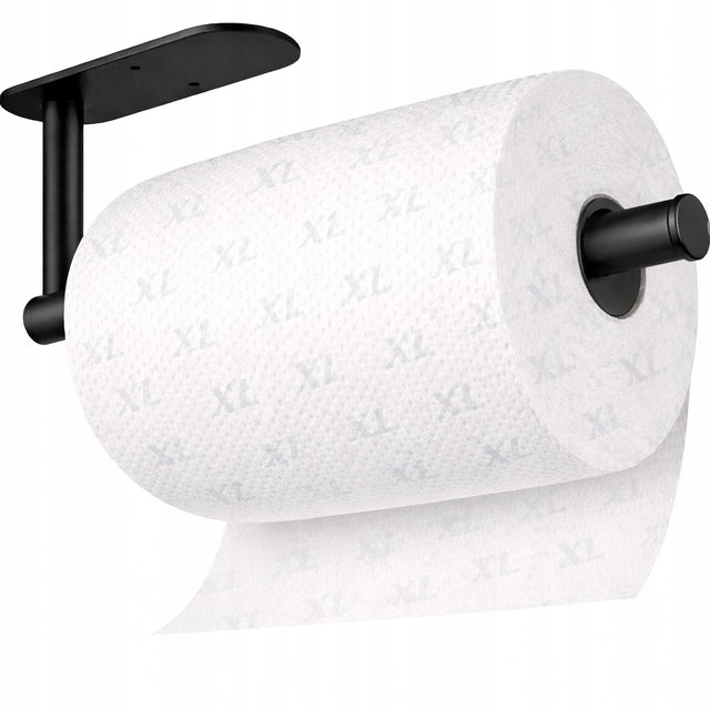 Uchwyt wieszak na ręcznik papierowy kuchenny czarny MAT loft XXL tornado metal