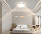 Lampa łazienkowa sufitowa lampa plafon LED biały 4000K do salonu IP44 24W okrągła oprawa ze zintegrowanym źródłem