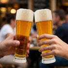 SZKLANKI KUFLE DO PIWA 6 SZT. 500 ML WYSOKIE KOMPLET SZKLANEK GRUBE SZKŁO bezbarwne, można myć w zmywarce