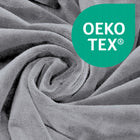 Pokrowiec na fotel finka elastyczny welur premium oeko-tex ciemny szary ochraniacz tapicerki, narzuta meblowa, komplet