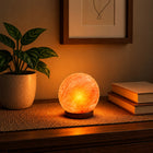 LAMPA SOLNA HIMALAJSKA 3 kg okrągła jonizator powietrza księżyc Luna 14cm