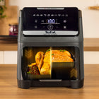 Frytkownica beztłuszczowa tefal Easy Fry Silence EY846HE 7l 1800W Air Fryer szary