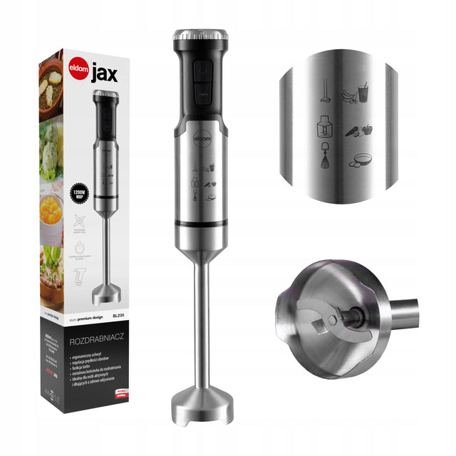 Blender ręczny rozdrabniacz mocny 1200W turbo mikser BL230 eldom