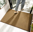 Duża wycieraczka wejściowa do butów zewnętrzna pod drzwi 3D brązowa 60X90CM mata gumowa pvc tekstylna 6 mm do