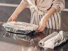 Folia aluminiowa spożywcza 29cm 0,8kg cateringowa 60m do piekarnika, na grilla, do pakowania i przechowywania żywności