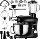 Robot kuchenny planetarny mikser z misą kerch rotary black maszynka blender nominalna czarny
