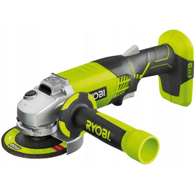 Ryobi szlifierka kątowa akumulatorowa beznarzędziowa regulacja R18AG-0 115m flex do cięcia i szlifowania, tarcza 115 mm, 18 V