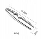 Dziadek do orzechów włoskich Orzechołup ze stali nierdzewnej Poręczny otwarty 175 mm 4 mm srebrny metal