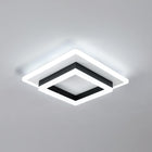 Lampa Sufitowa LED Plafon Czarny Kwadratowy Natynkowy 30W 6500K oprawa przysufitowa do wnętrz, zintegrowane źródło