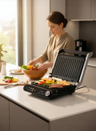 Grill elektryczny opiekacz toster do kanapek panini rozkładany mocny 2200W nominalna
