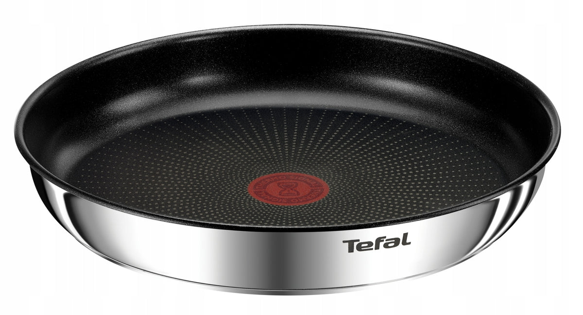 Stalowa patelnia nieprzywierająca tefal Ingenio Emotion 24cm indukcja naczynie do smażenia, odpinany uchwyt, do
