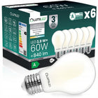 6x żarówka LED E27 filament klasa a 3,8W 840LM = 60W 4000K 360° lumiled tradycyjna bańka, neutralna biel, do lamp i