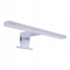 Kinkiet Lampa LED amber chrom łazienkowy na lustro szafkę 2w1 biała ciepła oprawa oświetleniowa do umywalki 30 cm 4,5 w