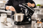 Robot kuchenny planetarny mikser z misą kerch mychef black 6,2l 3KOŃCÓWKI do wyrabiania ciasta, ubijania i ucierania