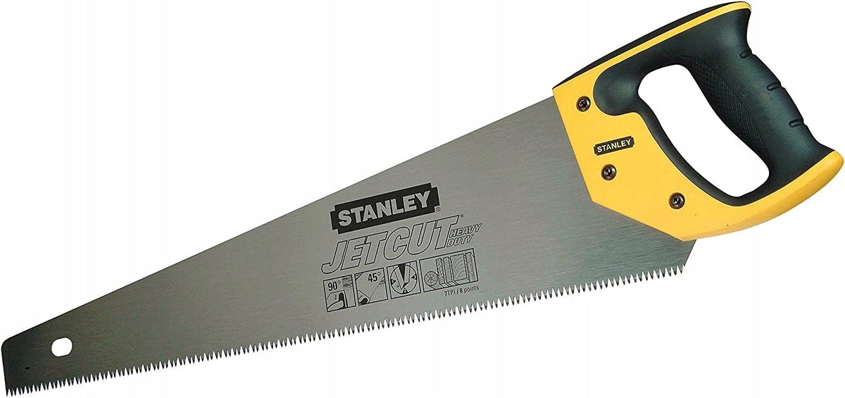 Piła płatnica STANLEY Jet-Cut SP 450mm x 7, zęby hartowane brzeszczot 0,85m narzędzie ręczne do cięcia drewna