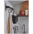 Ikea hultarp Szyna, czarny, 60 cm reling kuchenny, drążek do zawieszania akcesoriów i przyborów kuchennych, montaż