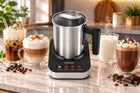 Spieniacz do mleka gorąca czekolada podgrzewacz 4 tryby 4w1 400ml 550W cappuccino latte, pianka na zimno i ciepło