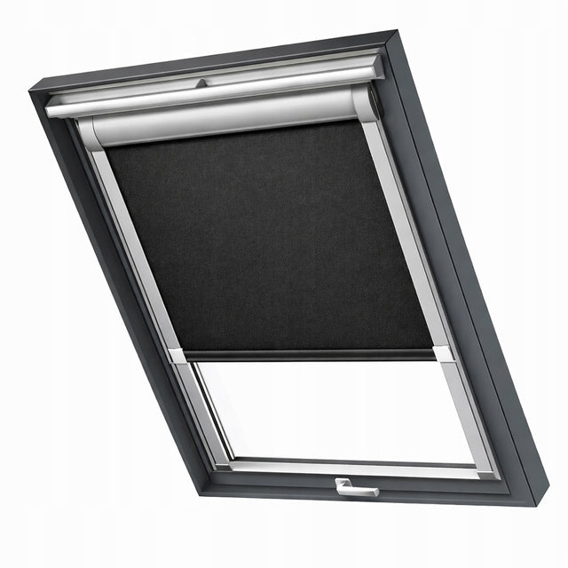 Roleta Dachowa termo zaciemniająca do każdego okna fakro wybór rozmiaru osłona poddasza termoizolacyjna 78 x 118 cm montaż inwazyjny